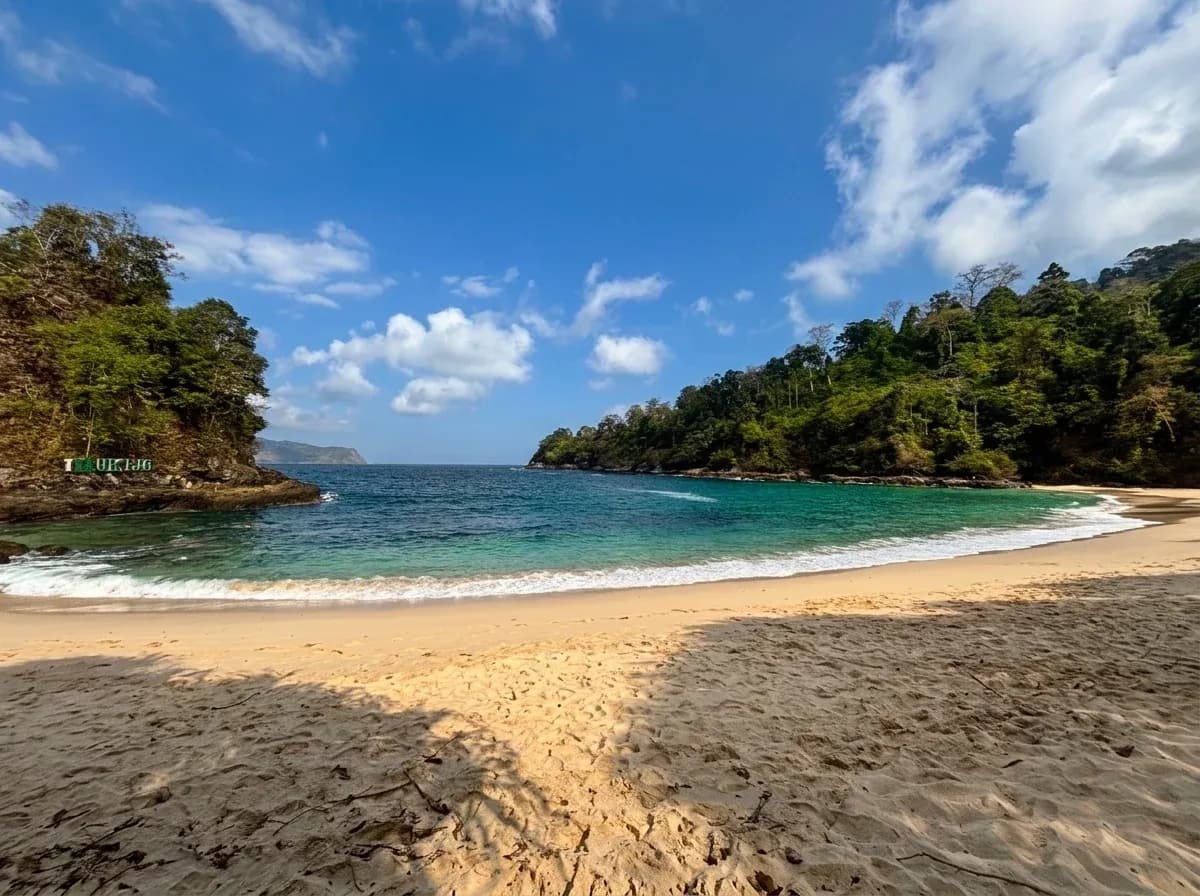 Green Bay beach at Teluk Hijau Banyuwangi