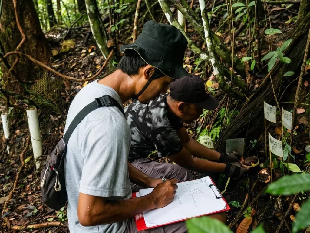Rafflesia zollingeriana monitoring in Meru Betiri