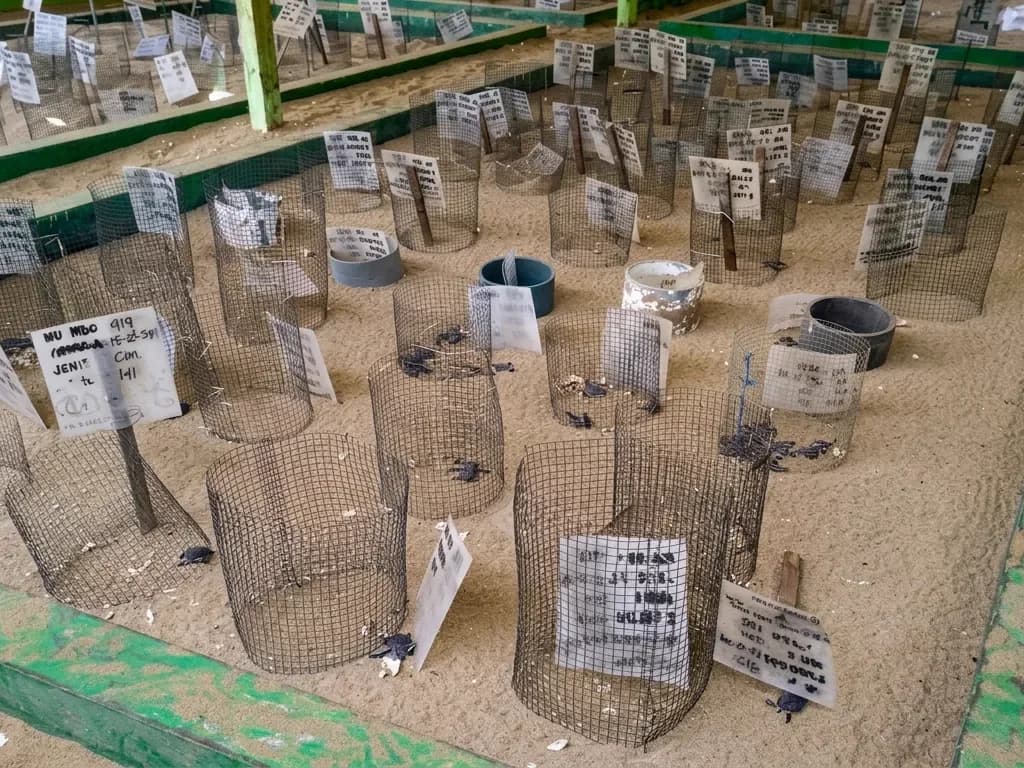 Sukamade turtle hatchery conservation facility
