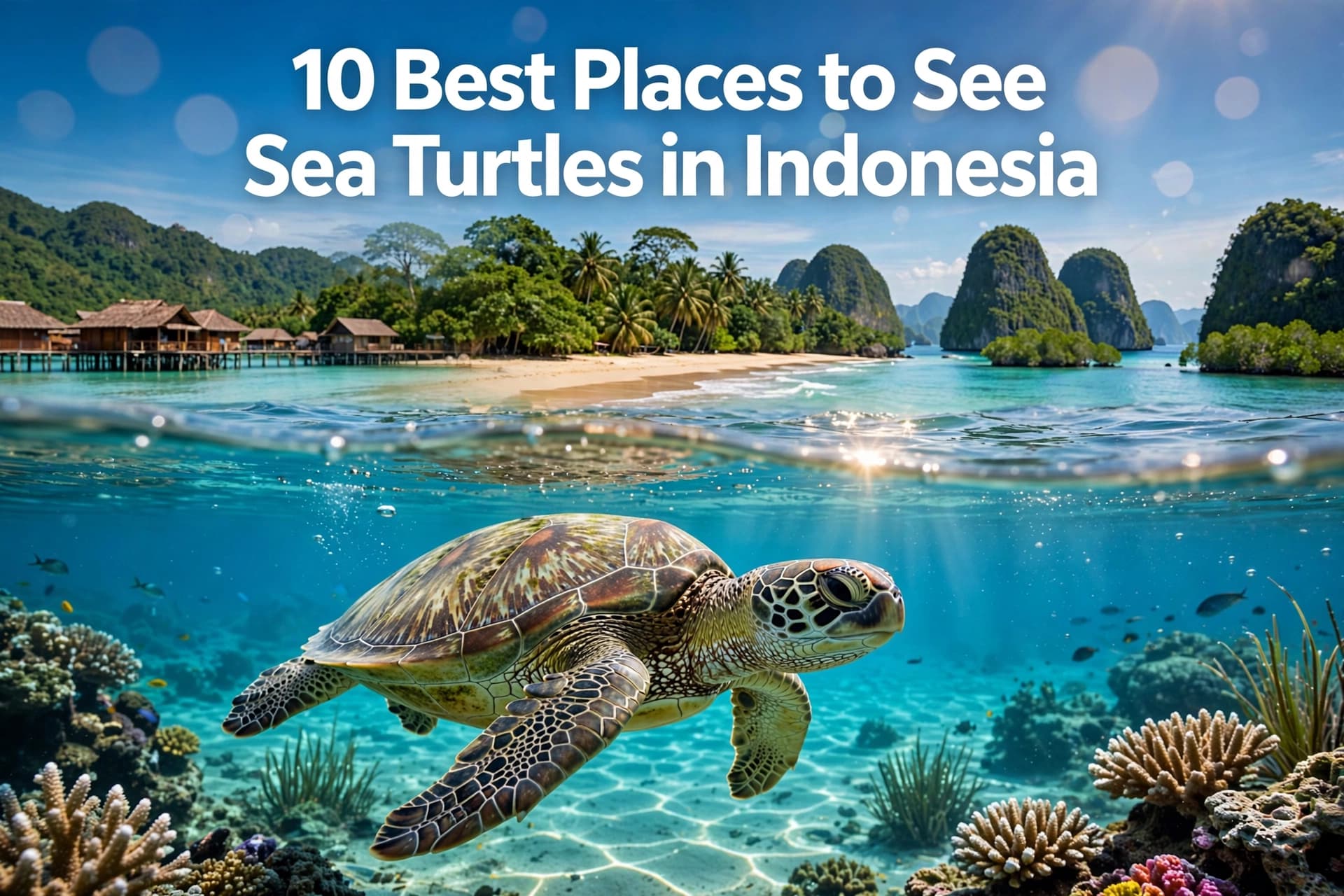 10 Best Places to See Sea Turtles in Indonesia